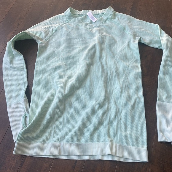 Ivivva Mint Green Ribbed Long Sleeve Top - Picture 9 of 11